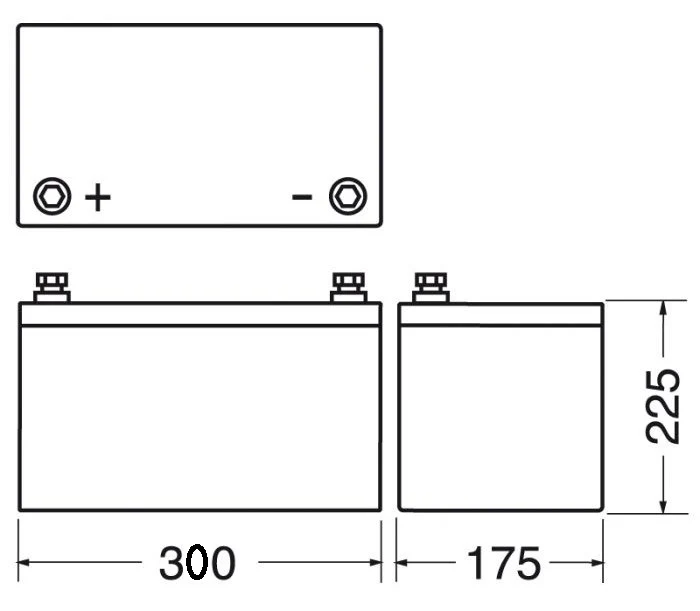Batteria 12V 104AH Energy Safe - Image 3